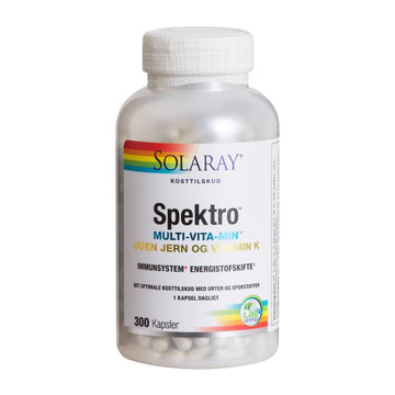 Se Spektro Multivitamin u. jern og K 300 kaps. DATOVARE 11/2025 ✔ Kæmpe udvalg i KopK - Køb online på udsalg og tilbud lige nu ✔ Hurtig levering: 1 - 2 Hverdage samt billig fragt - Varenummer: HG-7646-1 og barcode / Ean: 0076280874860 på lager - Udsalg på Sundhed > Solaray > Multivitaminer Spar op til 58% - Over 1354 design mærker på udsalg